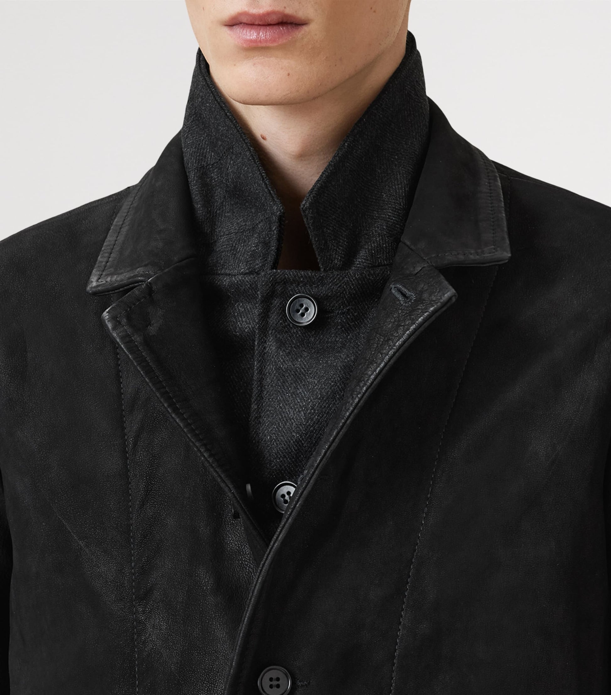 Suede Survey Blazer BLACK