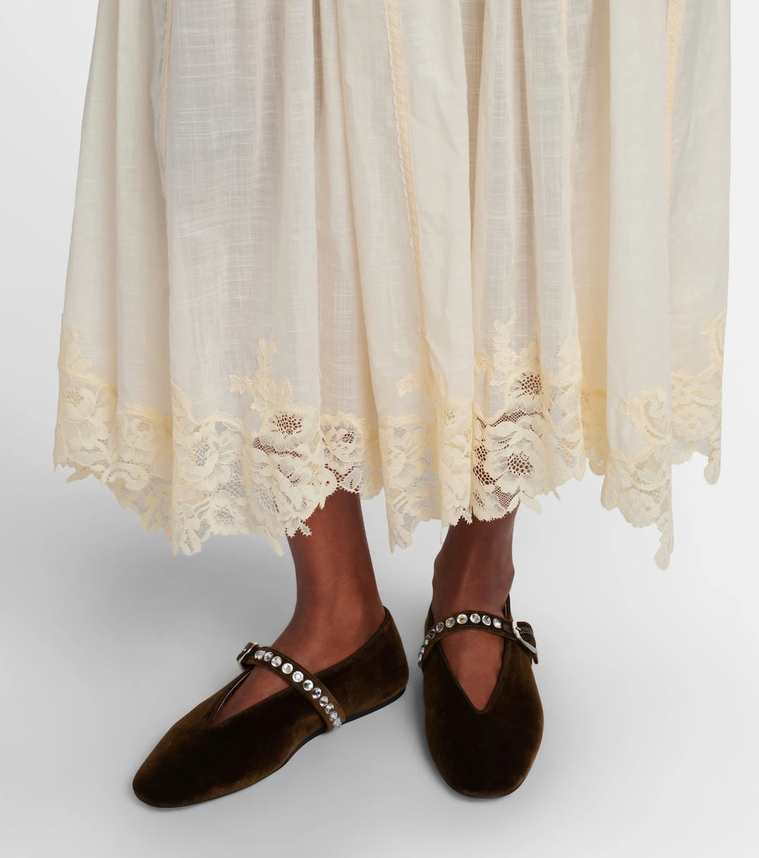 Le Monde Béryl - Stella velvet ballet flats