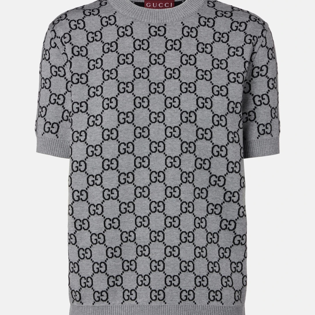 Gucci - GG reversible wool-blend top