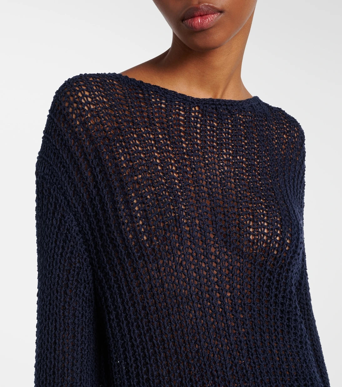 Khaite - Elowen open-knit cotton-blend sweater