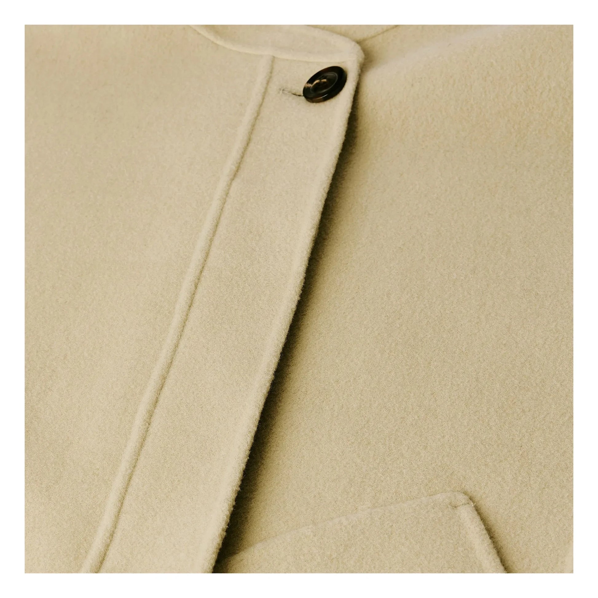 Soeur - Adeline Wool Sleeveless Jacket | Chalk