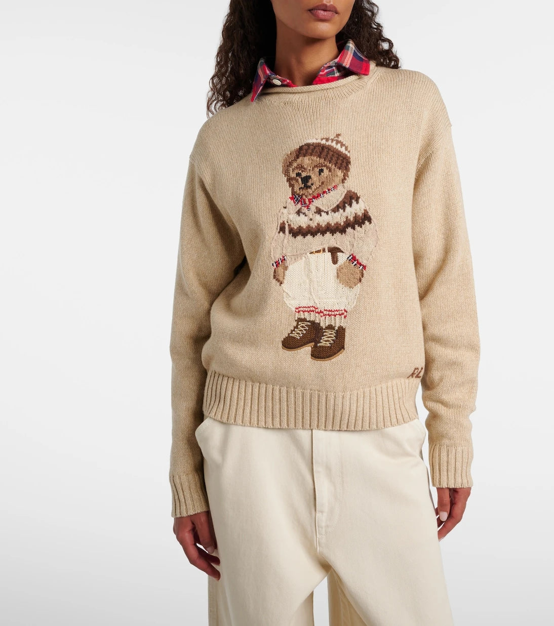Polo Ralph Lauren - Polo Bear cotton and wool-blend sweater