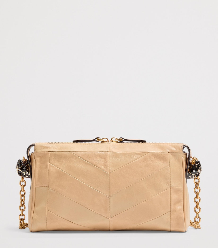 Small Lambskin Panthea Shoulder Bag