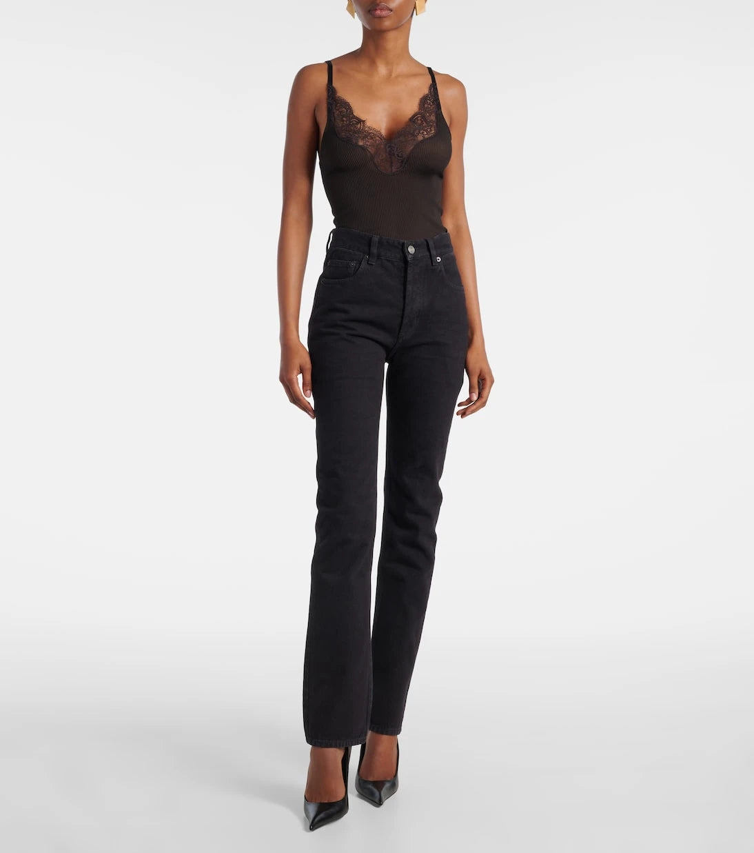 Saint Laurent - 90s high-rise flared jeans