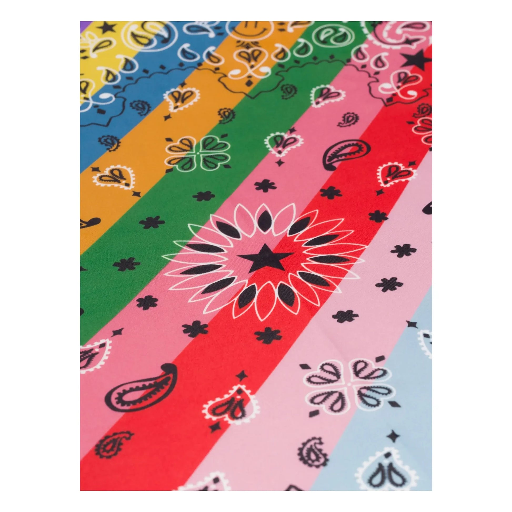 Call it by your name - Bandana Small Rainbow Silk | Blue