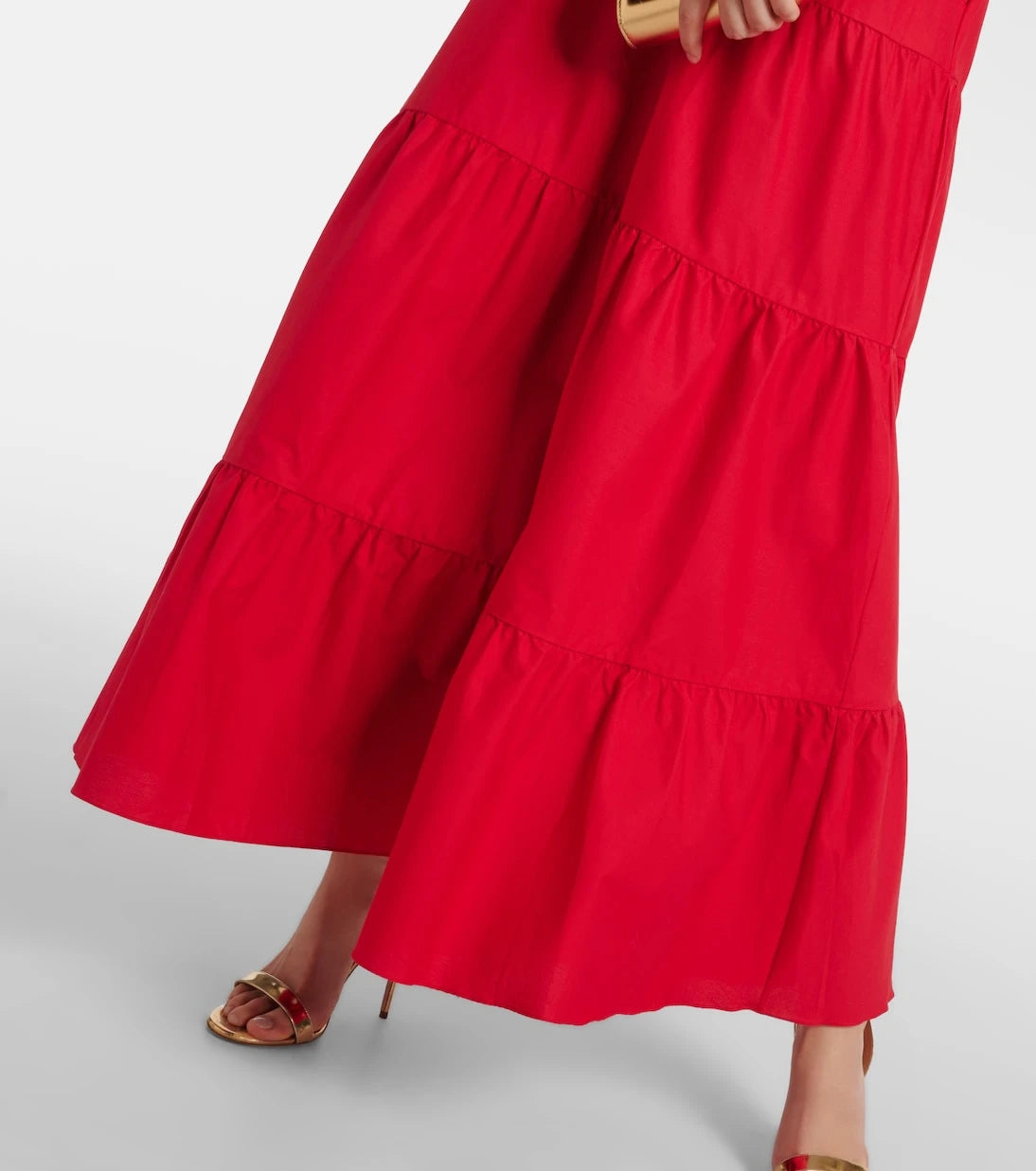 Adriana Degreas - Tiered cotton maxi dress