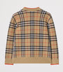 Burberry Kids Wool Check Cardigan (3-12 Years)