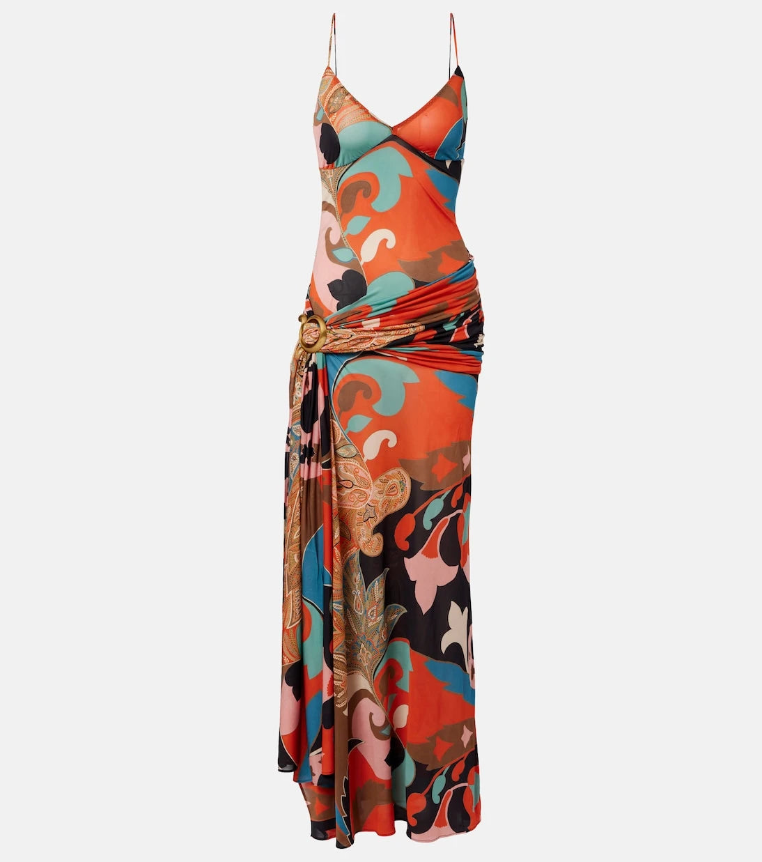 Etro - Paisley draped gown