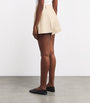Neutral Marled Suit Shorts