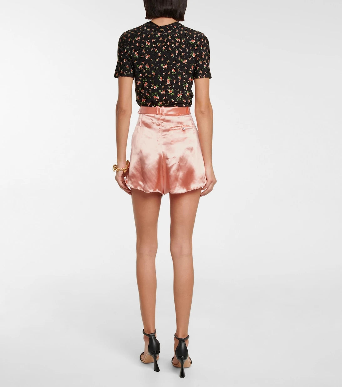 Rabanne - Satin shorts