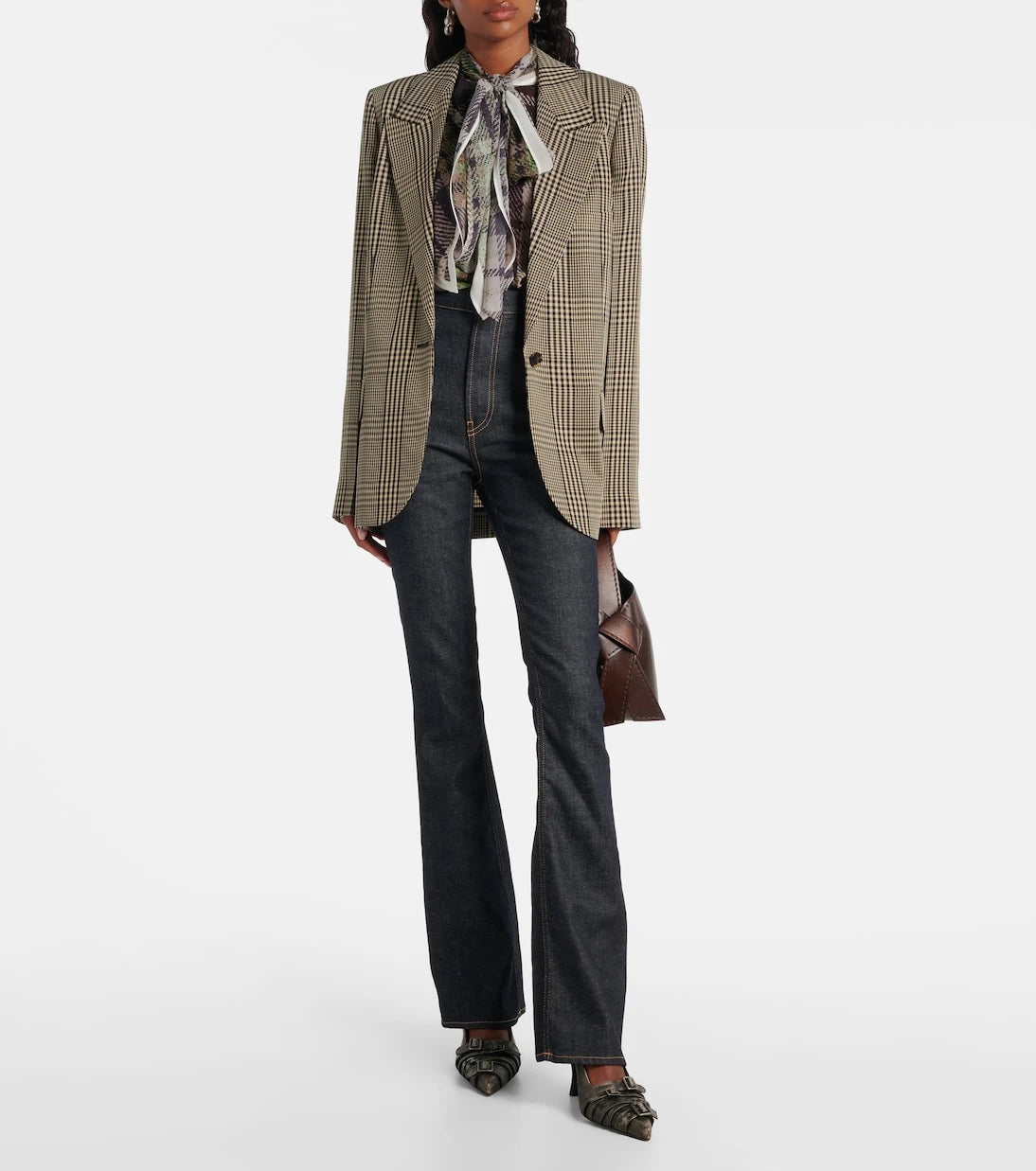 Acne Studios - High-rise flared jeans