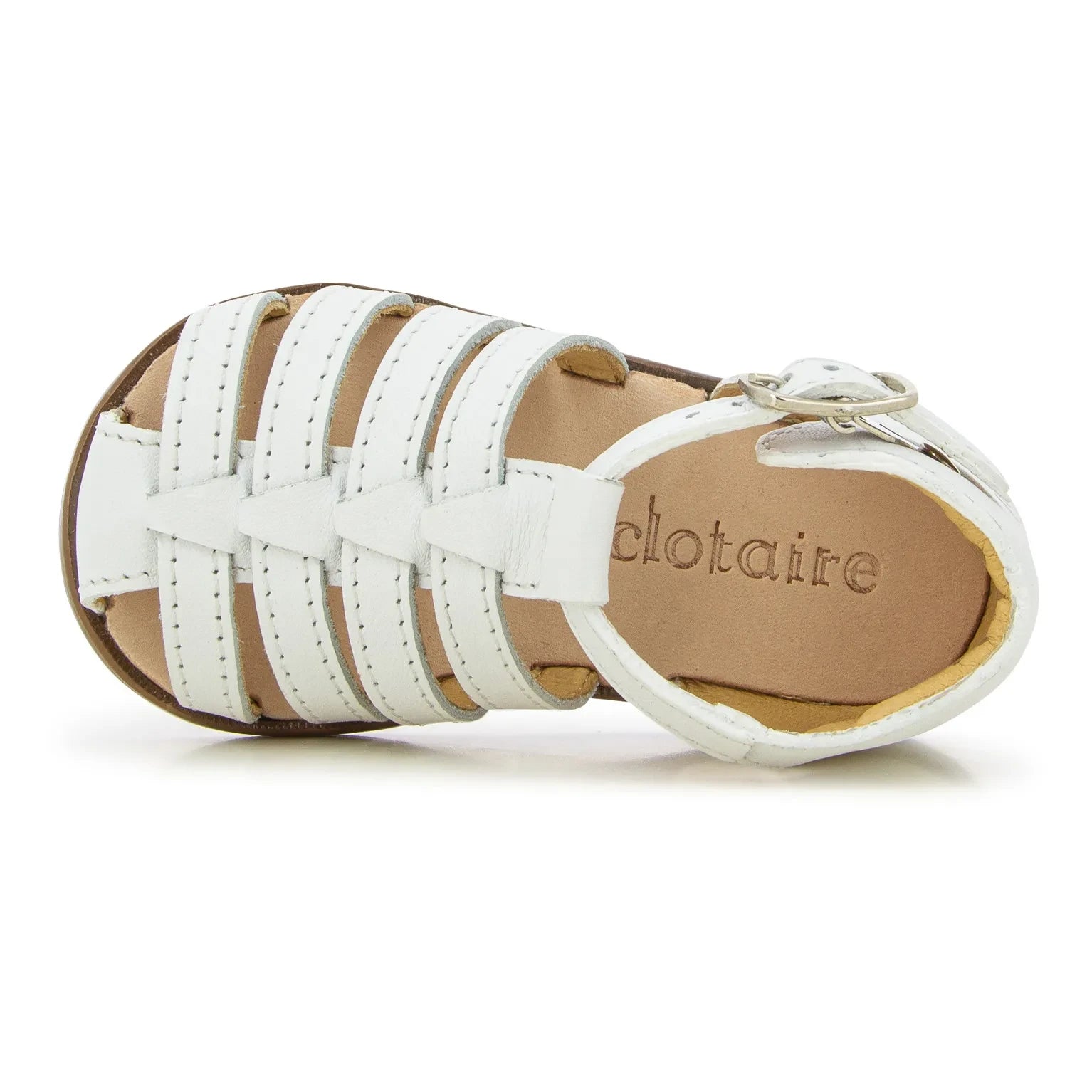 Clotaire - Zeus Gorgo Sandals | White