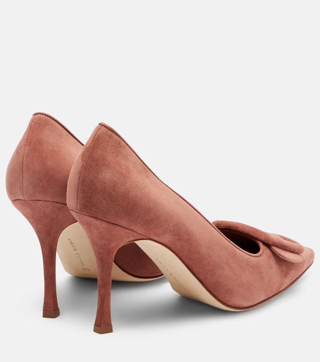 Manolo Blahnik - Maysale 90 suede pumps