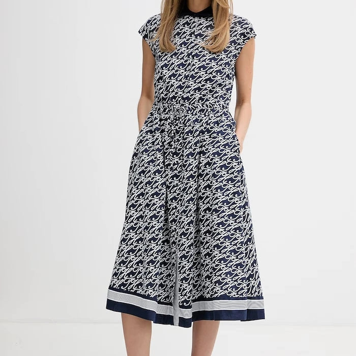 Tommy Hilfiger рокля тип риза с коприна SUMMER