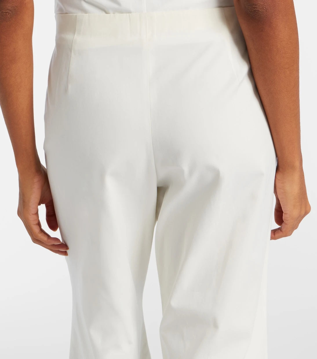 Khaite - Walter cotton and silk flared pants