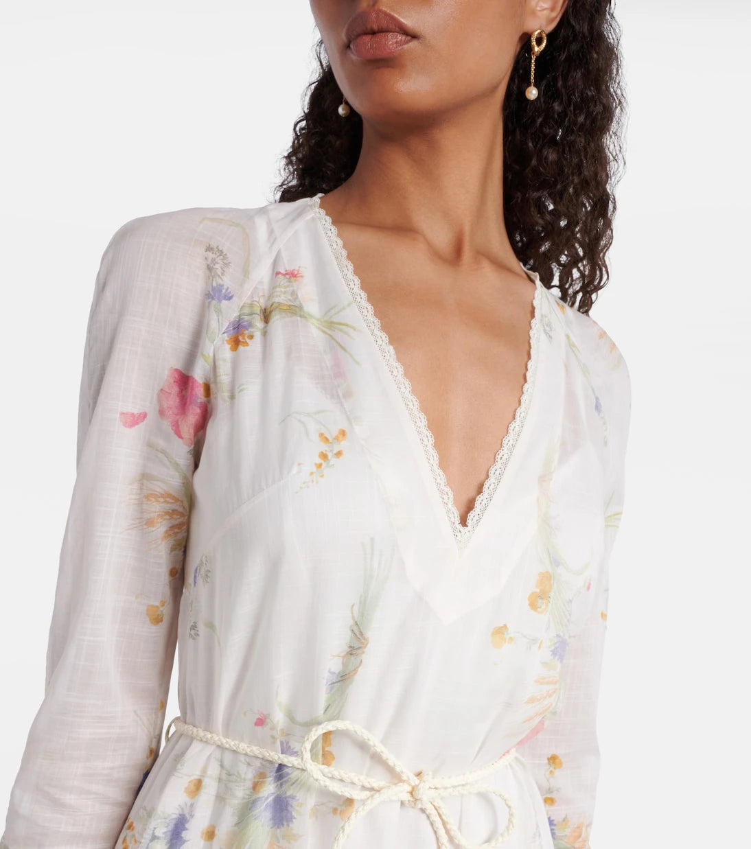 Zimmermann - Lucky floral tiered cotton maxi dress