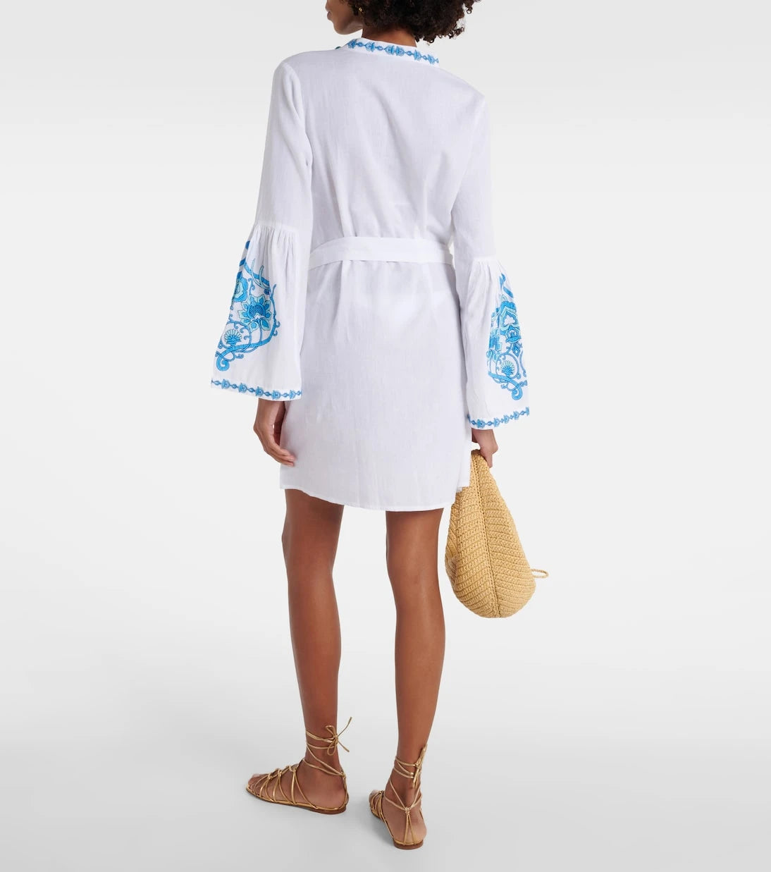 Melissa Odabash - Everly cotton and linen minidress
