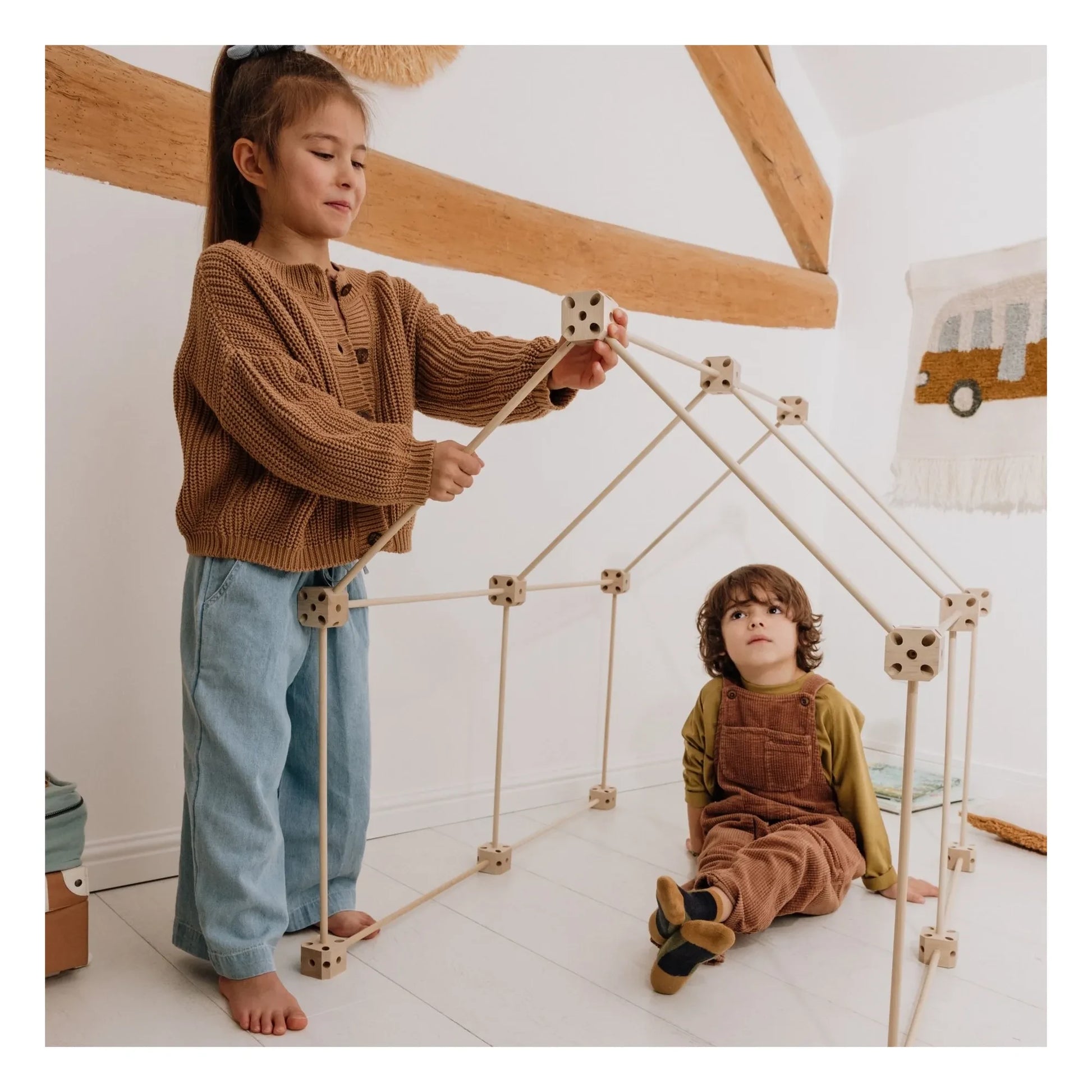 Sarbakane - Cabane à construire - Pack Libellule - 43 pieces