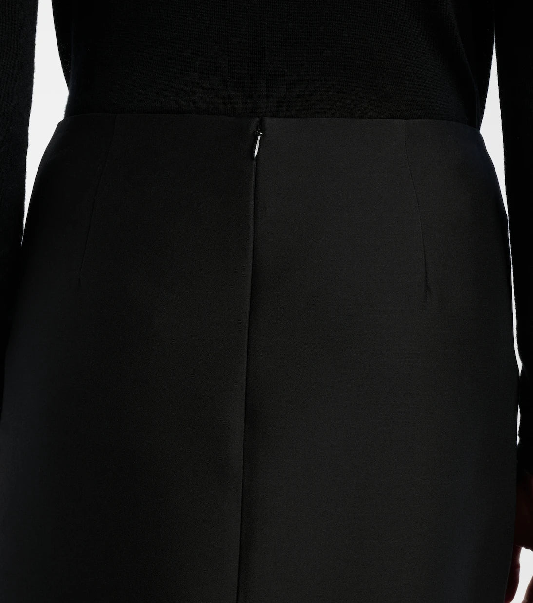 Toteme - Petal wool and silk pencil skirt