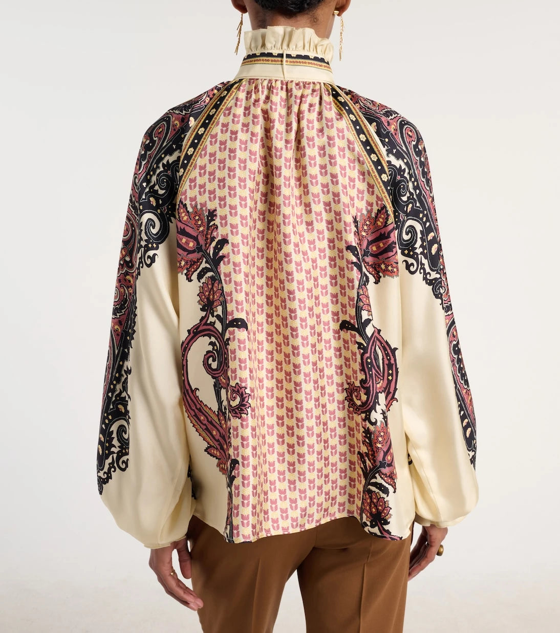 Etro - Printed silk twill blouse