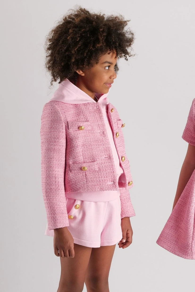 Balmain Kids - جاكيت التويد