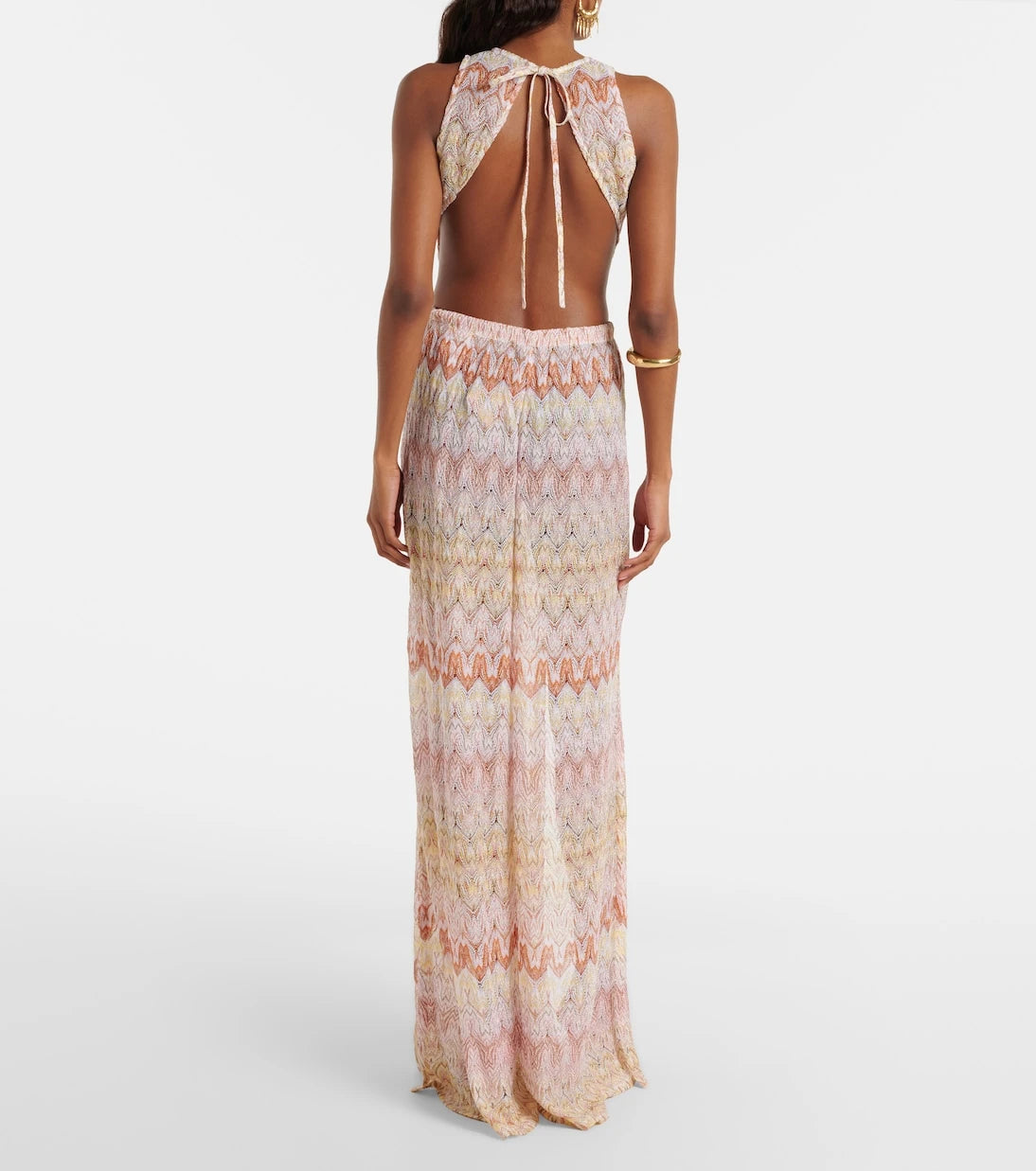 Missoni - Open-back lamé jumpsuit