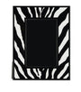 Lacquered Wood Zebra Photo Frame (8.7" x 6.7")