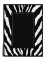 Lacquered Wood Zebra Photo Frame (8.7" x 6.7")