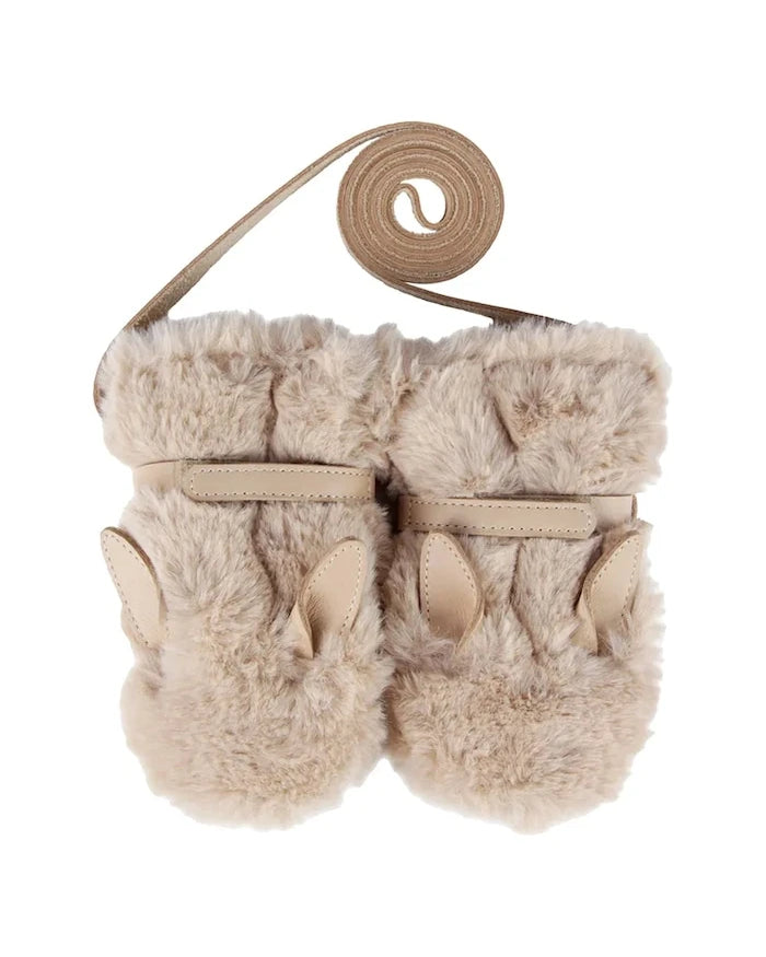 Bebek eldivenleri Donsje Richy Mittens Fluffy Bunny