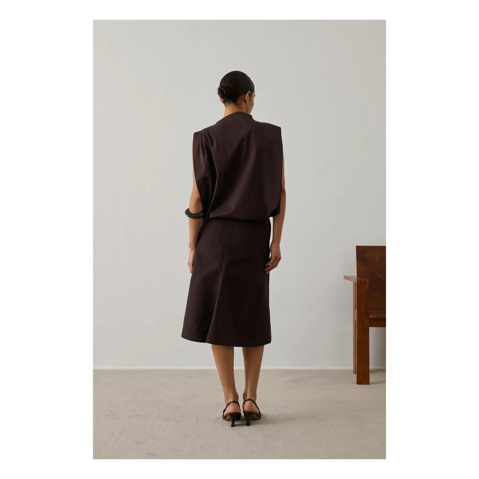 Soeur - Idris Cotton T-shirt | Dark Brown