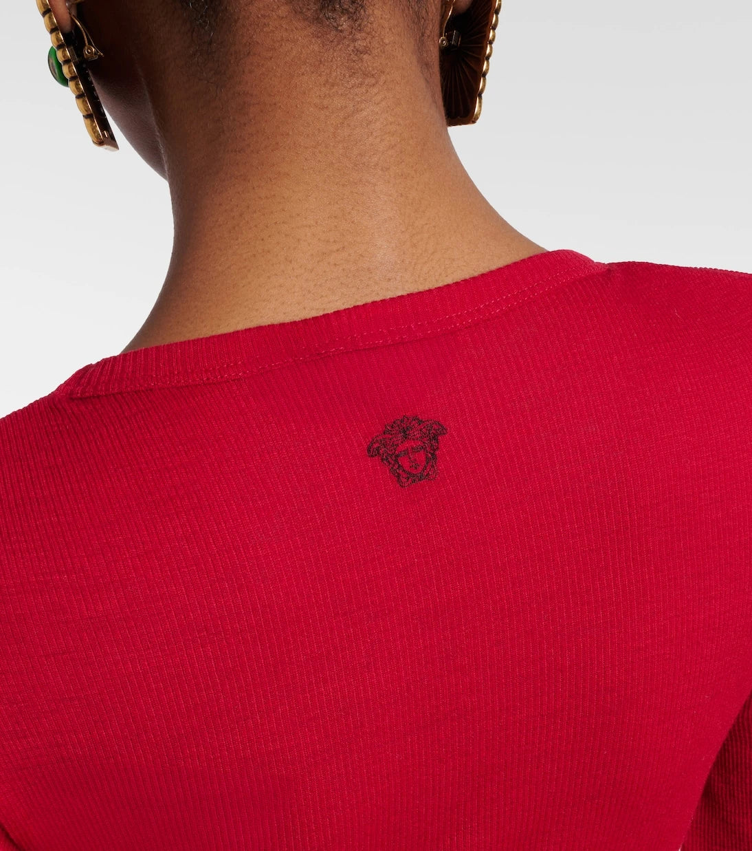 Versace - Medusa virgin wool T-shirt