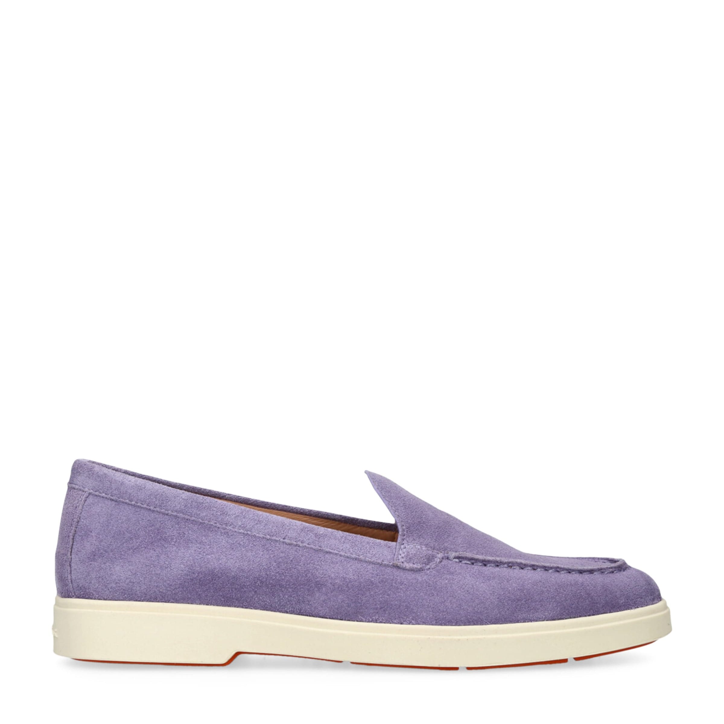Purple Suede Loafers