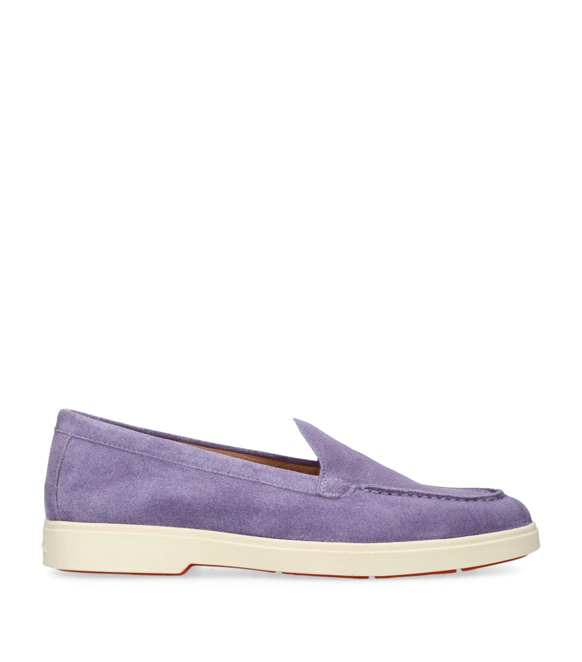 Purple Suede Loafers