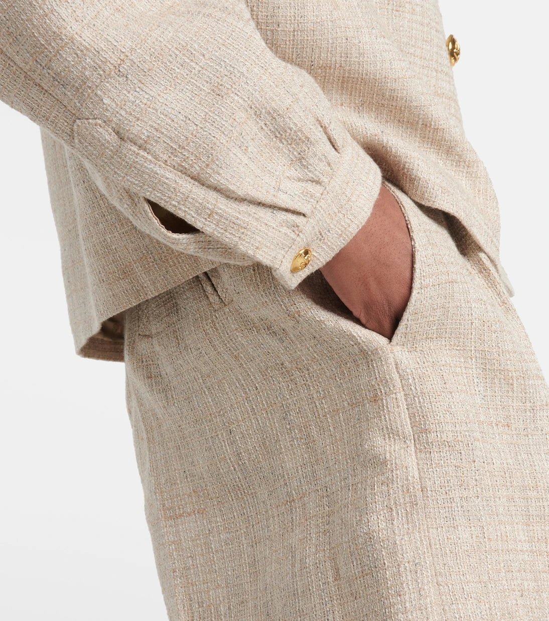 Blazé Milano - Gliss linen, cotton, and silk-blend jacket