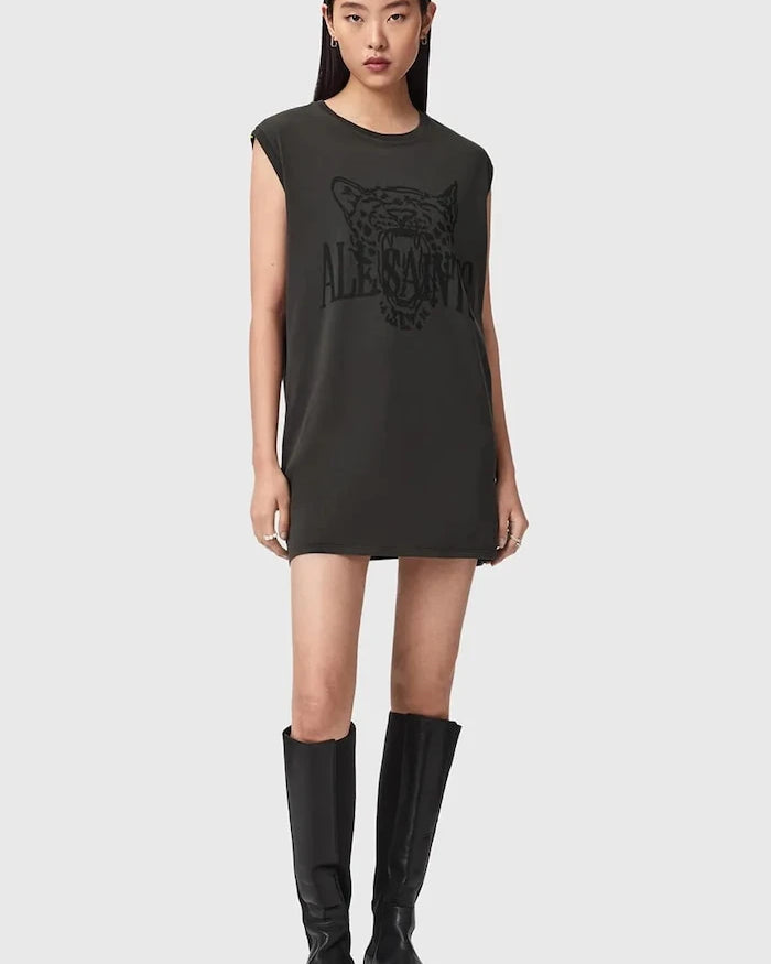 AllSaints Pamuk Elbise WILD