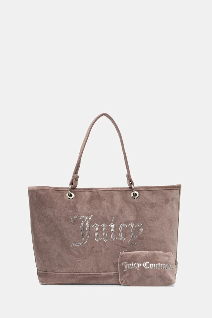 Juicy Couture чанта tote дамска от кадифе Kimberly