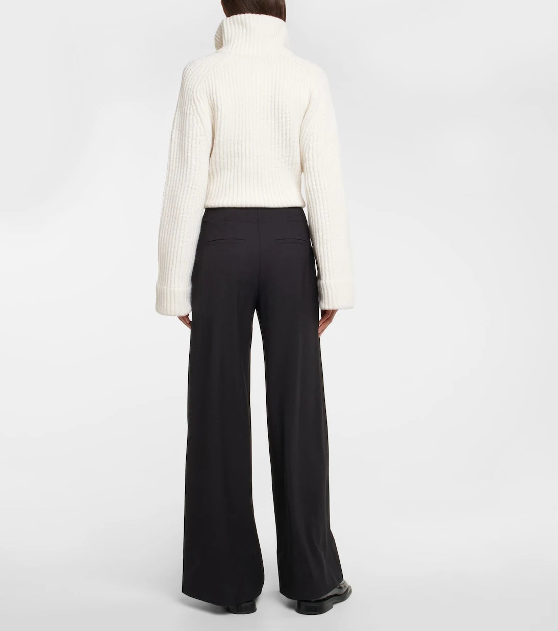 Proenza Schouler - High-rise wide-leg wool-blend pants