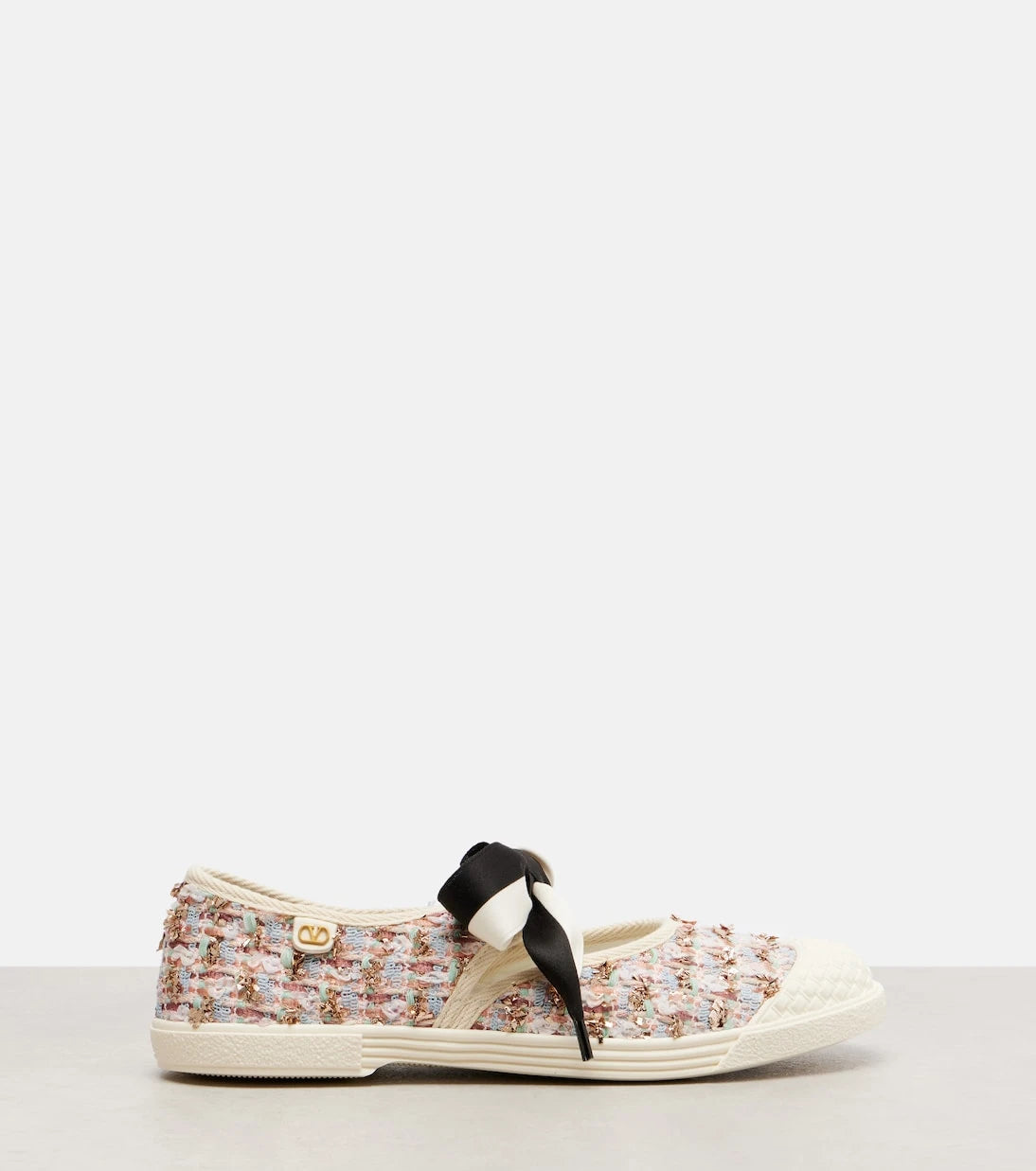 Valentino Garavani - Bay By Bay checked tweed sneakers