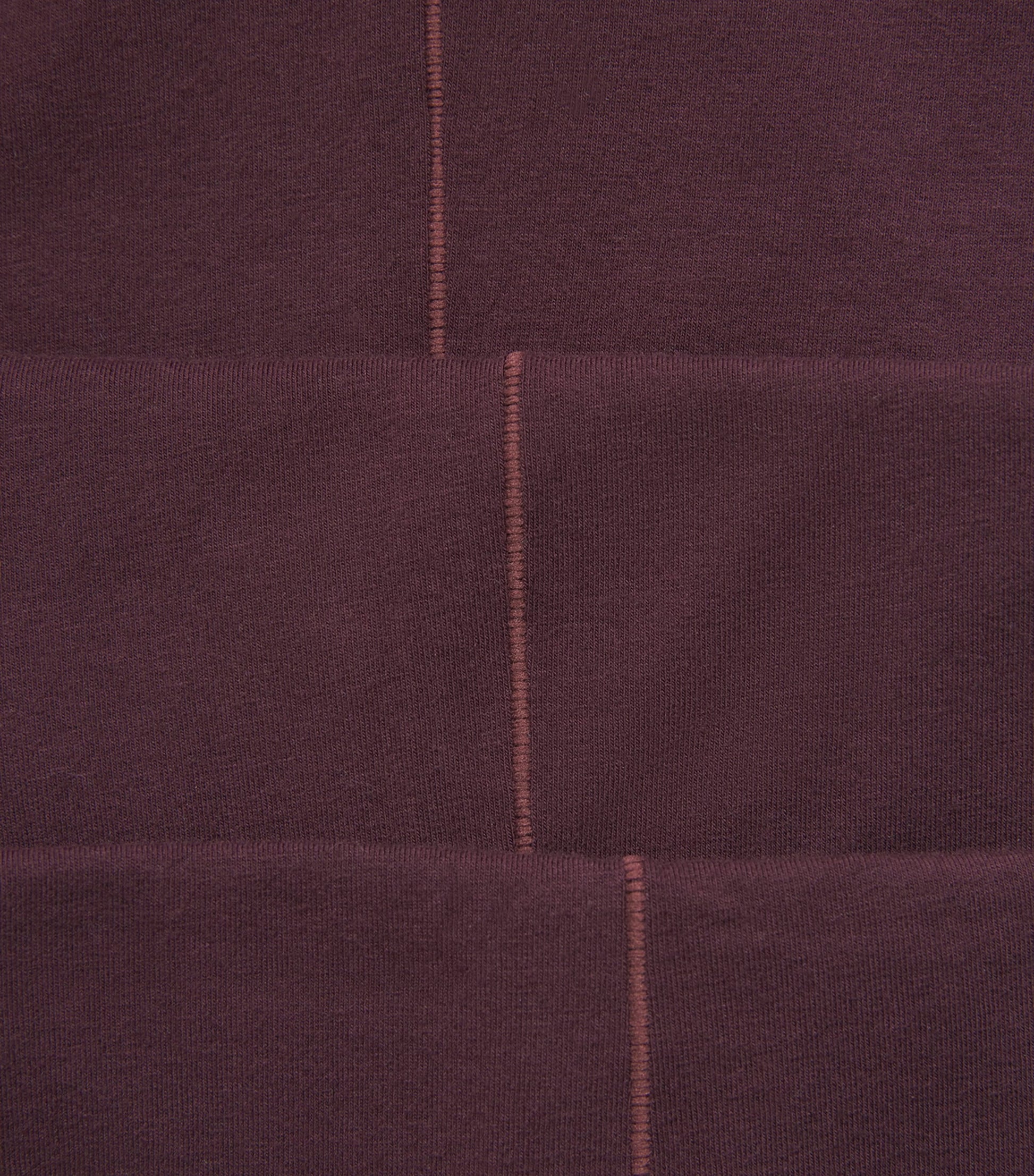 Skims Burgundy Cotton-Blend Jersey Foldover Trousers
