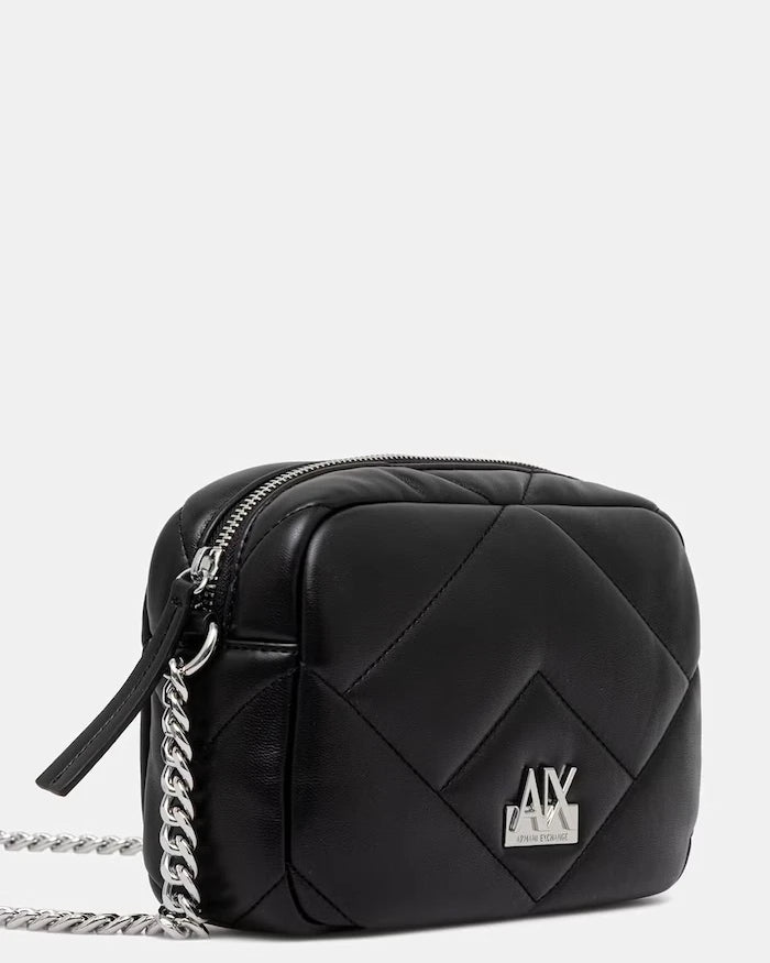 Armani Exchange kadın crossbody çanta, suni deriden