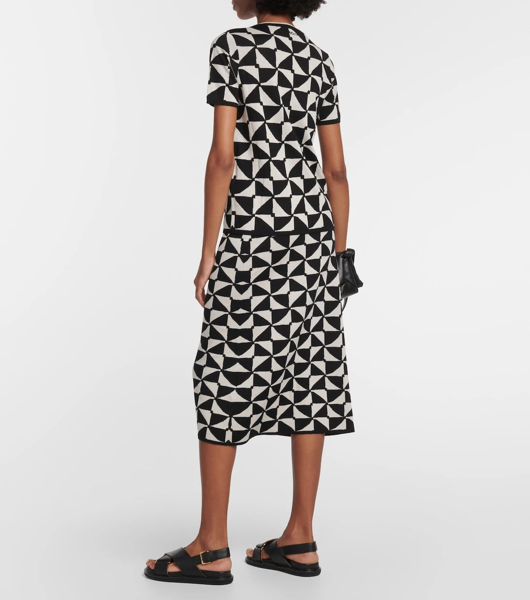 'S Max Mara - Enza high-rise wool midi skirt
