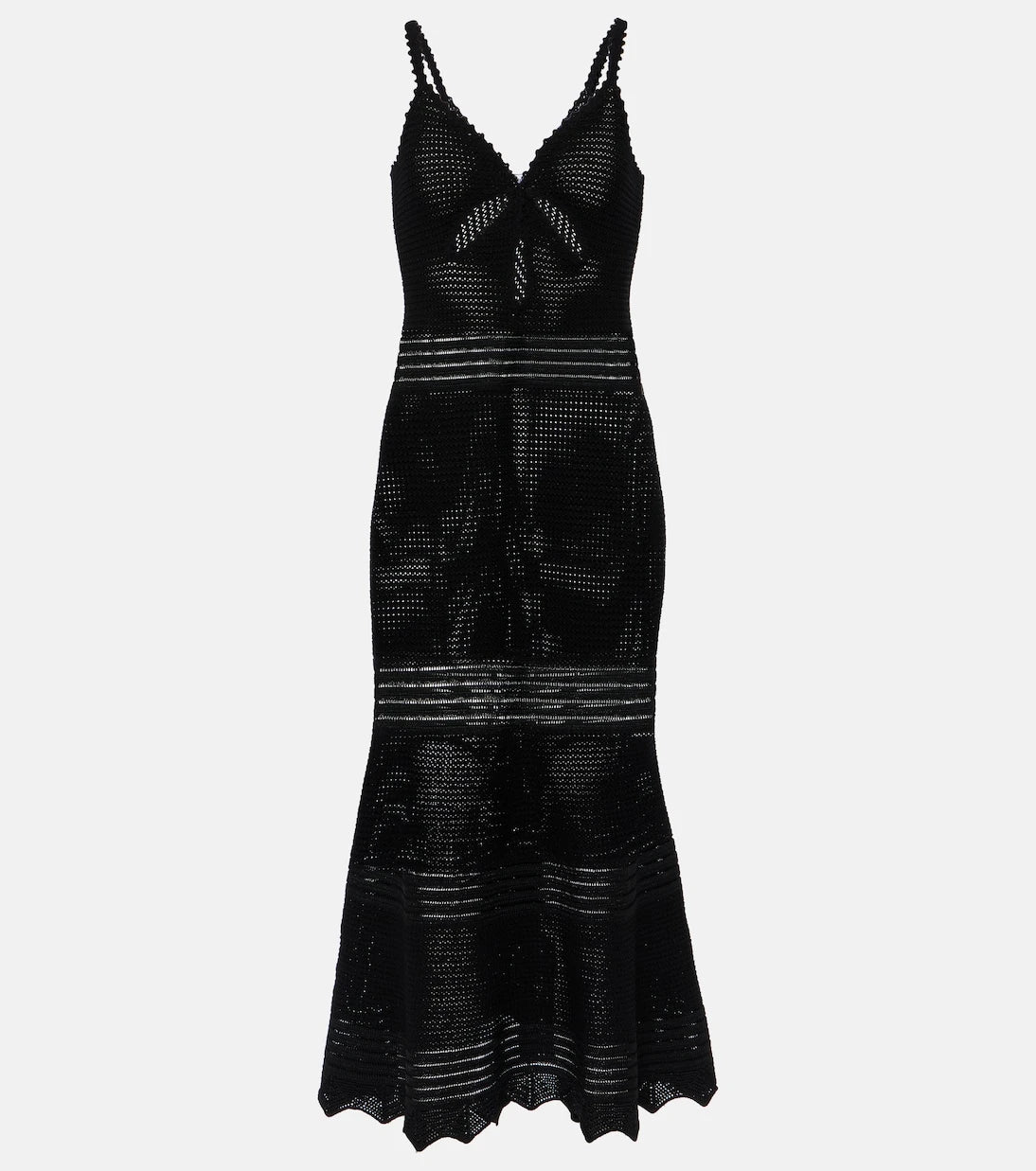 Self-Portrait - Crochet midi dress