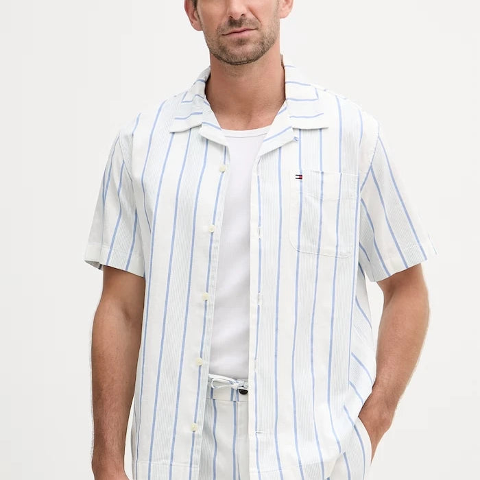 Tommy Hilfiger риза мъжка от памук SUMMER