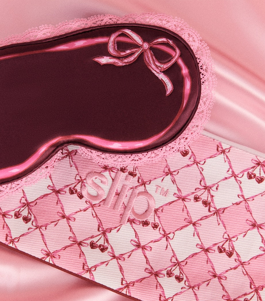 Mulberry Silk Contour Sleep Mask and Travel Pouch