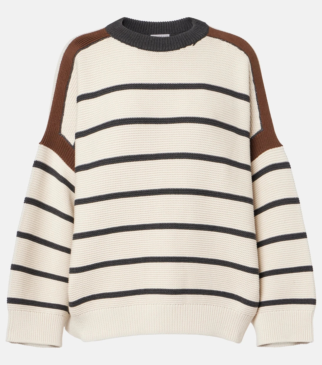 Brunello Cucinelli - Striped cotton sweater