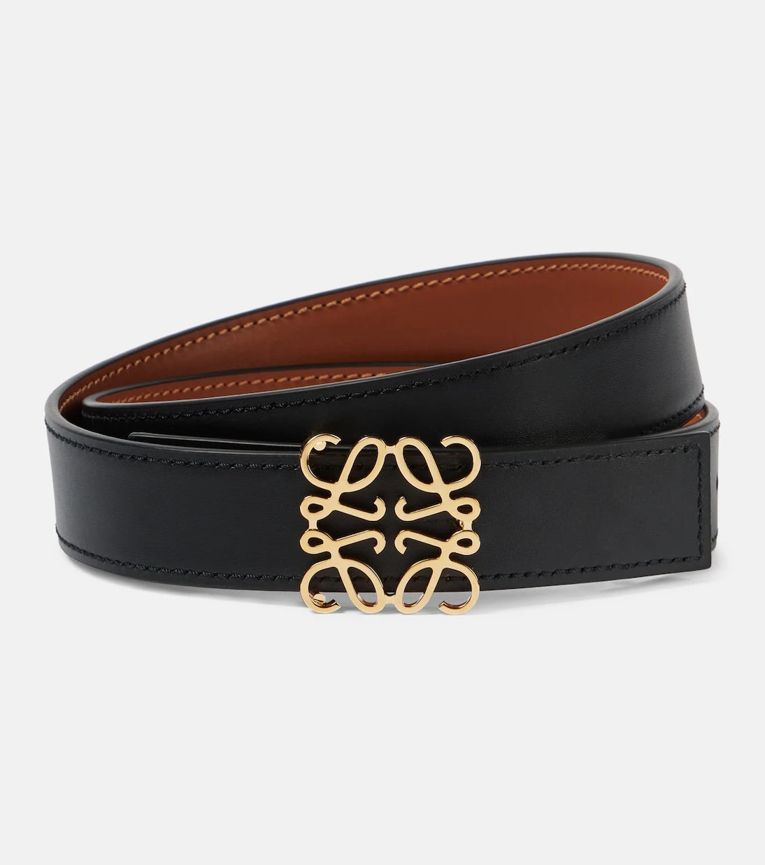 Loewe - حزام Anagram جلدي بوجهين