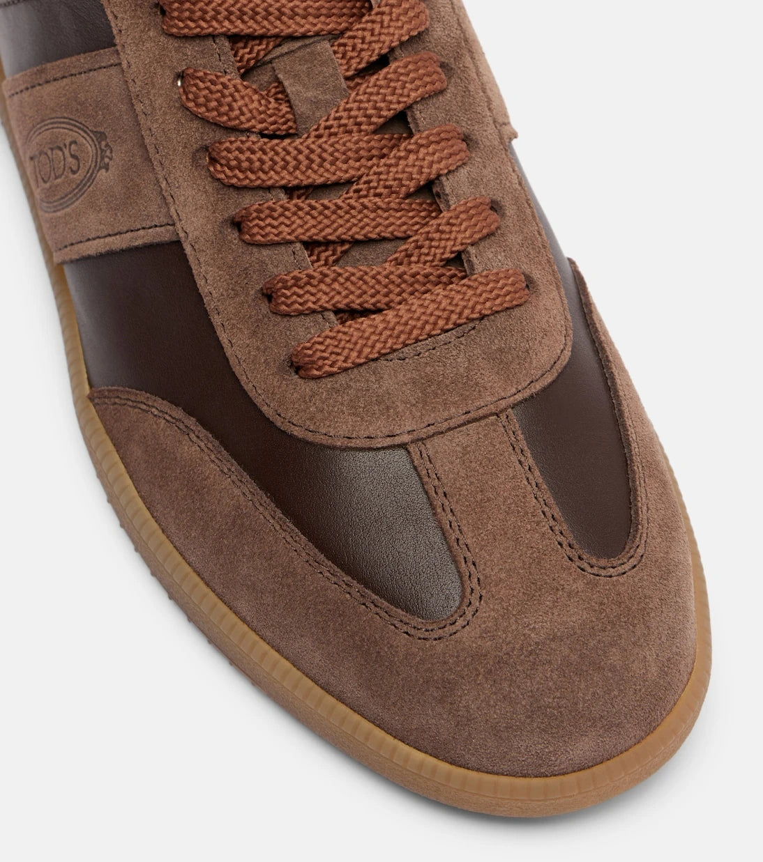 Tod's - Tabs suede and leather sneakers