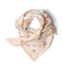 Prada Pink Silk Floral Print Scarf