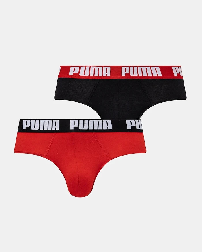 Puma erkek pamuk elastan slip Everyday Brief 2'li