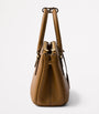 Prada Brown Mini Leather Galleria Top-Handle Bag
